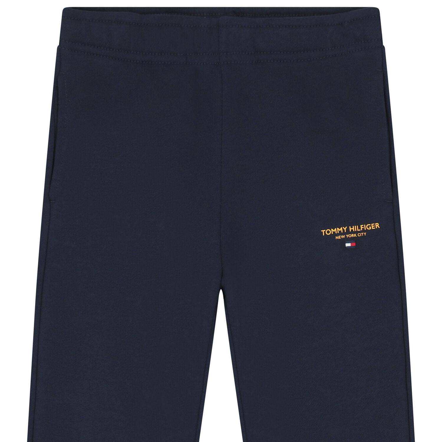 Boys Navy Blue Logo Joggers, 2, hi-res