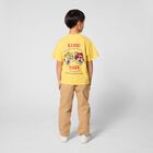 Boys Yellow Tiger & Friend Logo T-Shirt, 1, hi-res