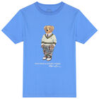 Boys Blue Polo Bear T-Shirt, 1, hi-res