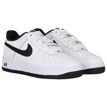 White & Black Air Force 1 Trainers