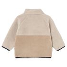 Younger Boys Beige Racoon Jacket, 1, hi-res