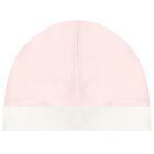 Baby Girls Pink & White Logo Babygrow Gift Set, 1, hi-res