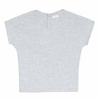 Girls Grey T-Shirt, 1, hi-res