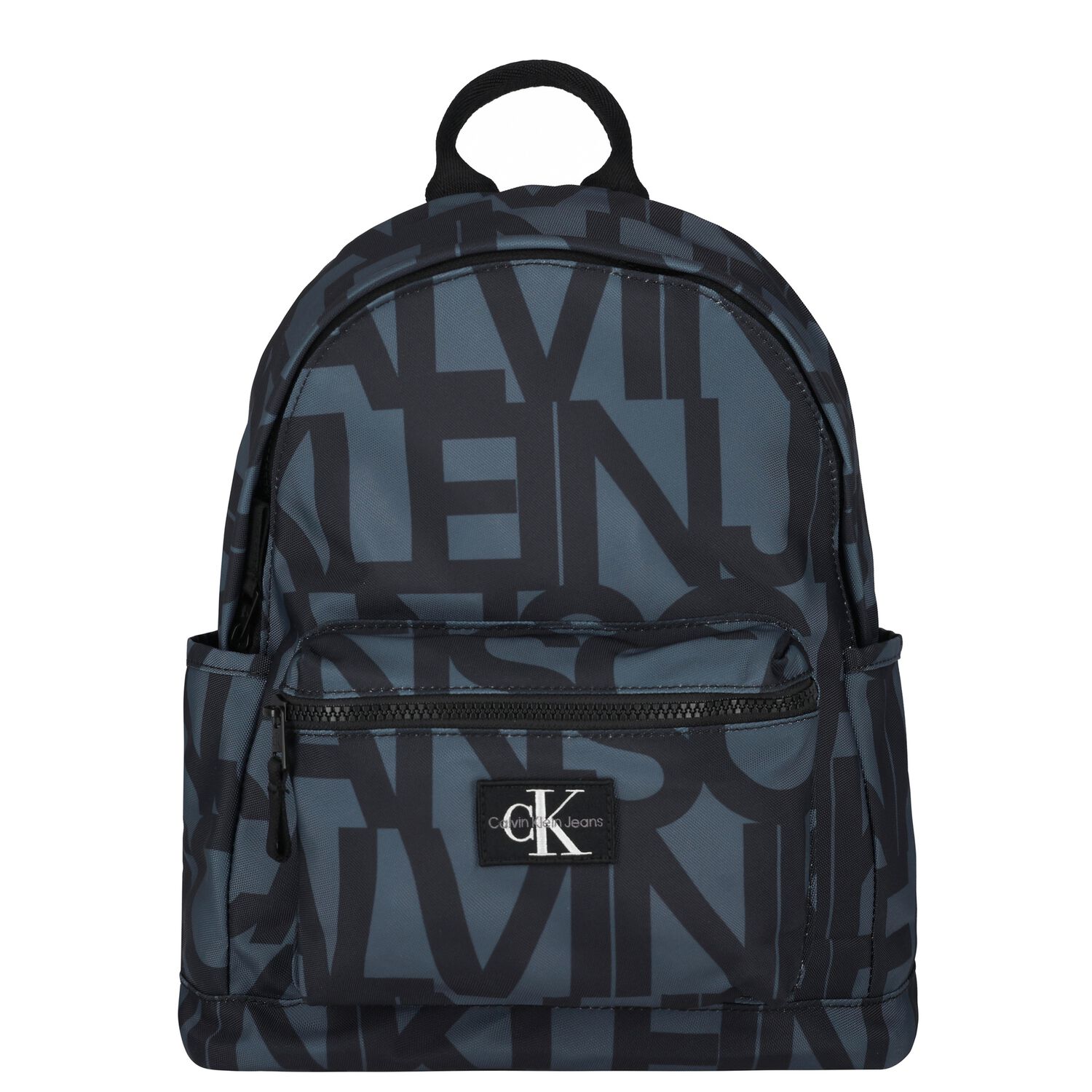 Blue & Black Logo Backpack, 2, hi-res