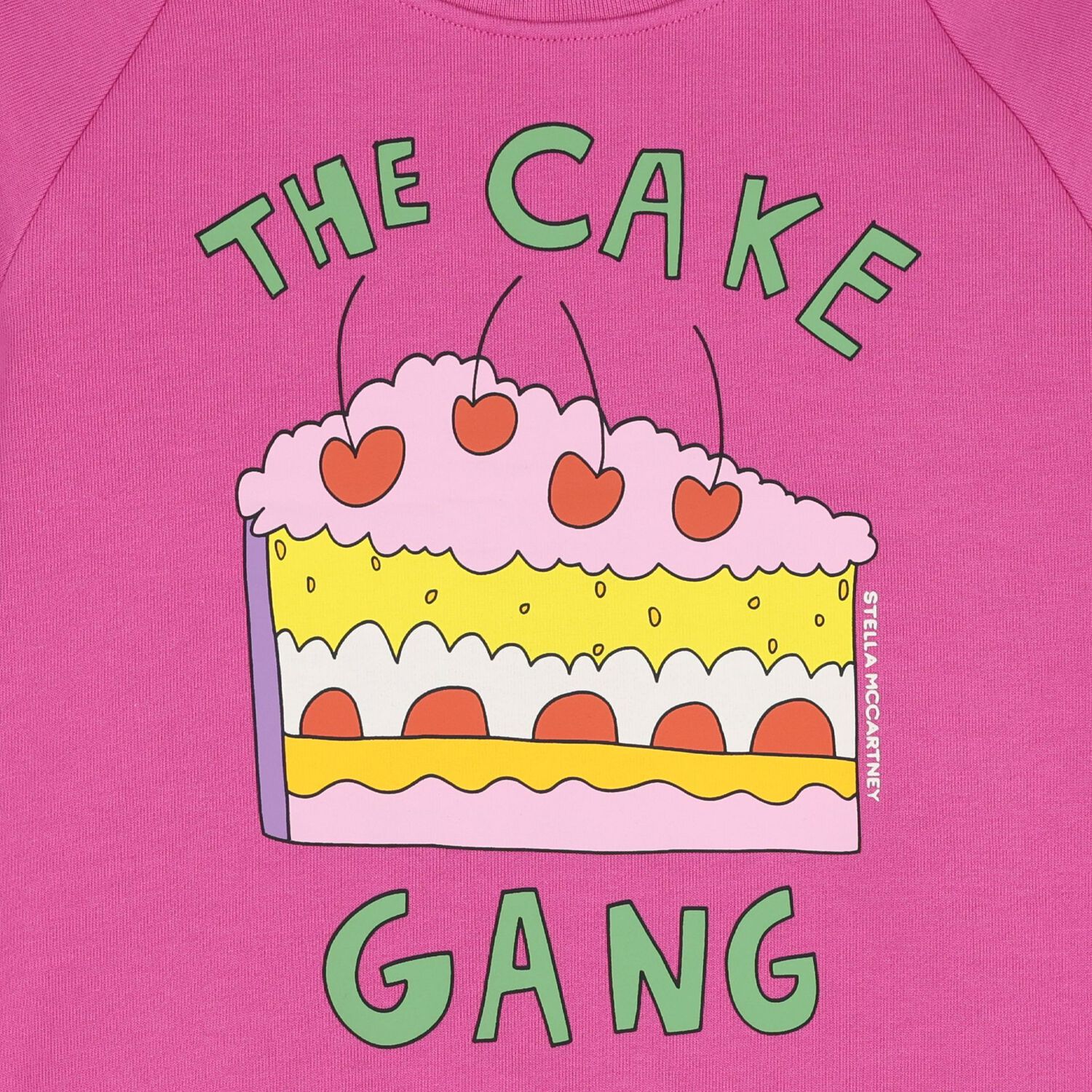 Girls Pink Cake Sweatshirt, 1, hi-res