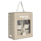 Baby Boys Ivory Leather Pre Walker Moccasins, 4, hi-res