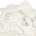 Baby Girls Ivory Bow Geo Map Hat, 1, hi-res