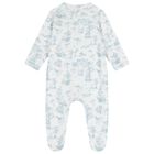 Baby Boys White & Blue Babygrow Gift Set , 1, hi-res