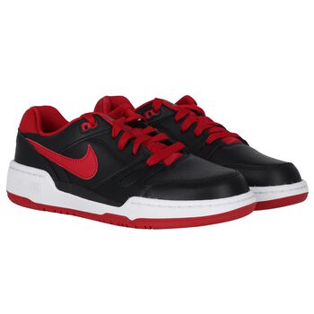 Black & Red Full Force Low Trainers