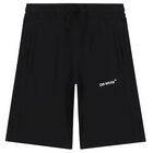 Black Logo Shorts, 1, hi-res