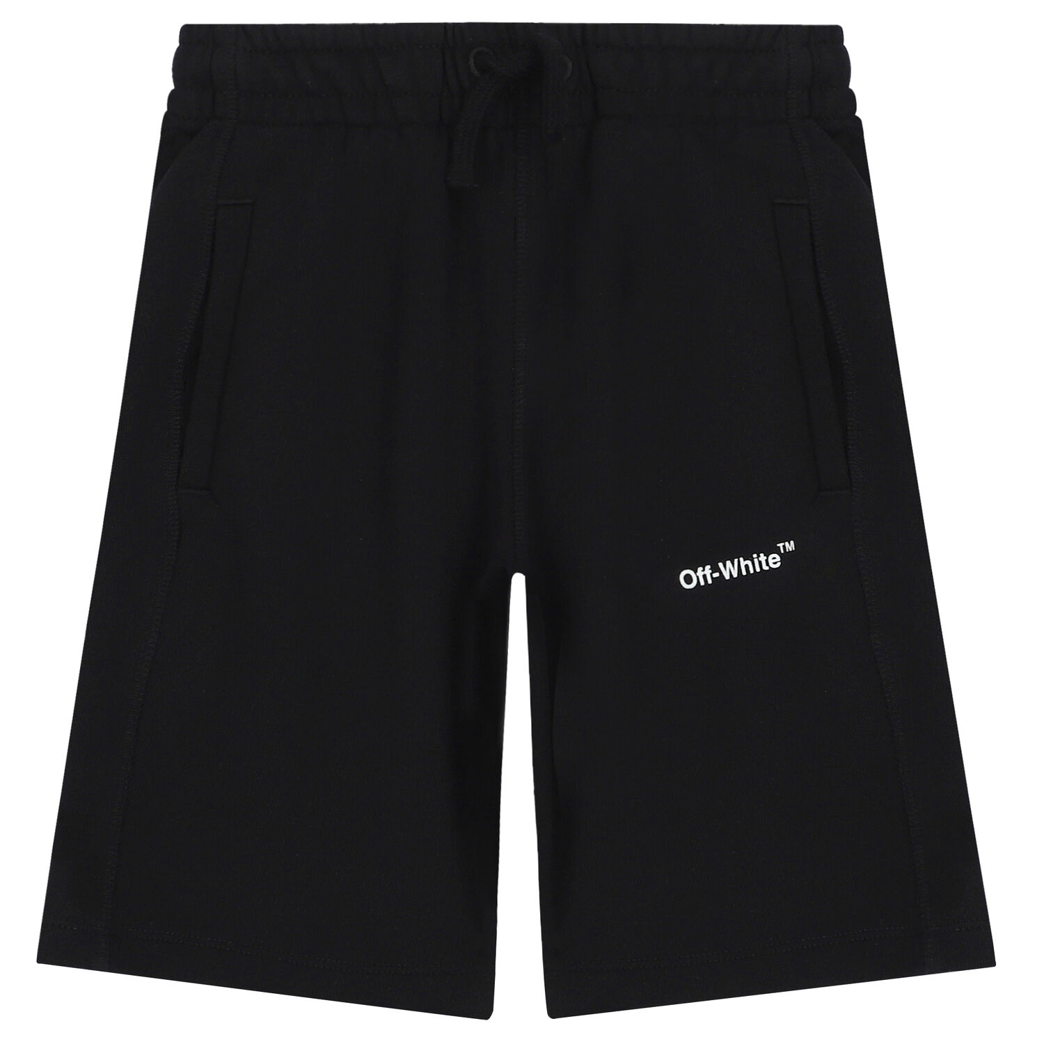 Black Logo Shorts, 1, hi-res
