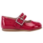 Younger Girls Red Patent Leather Shoes, 1, hi-res