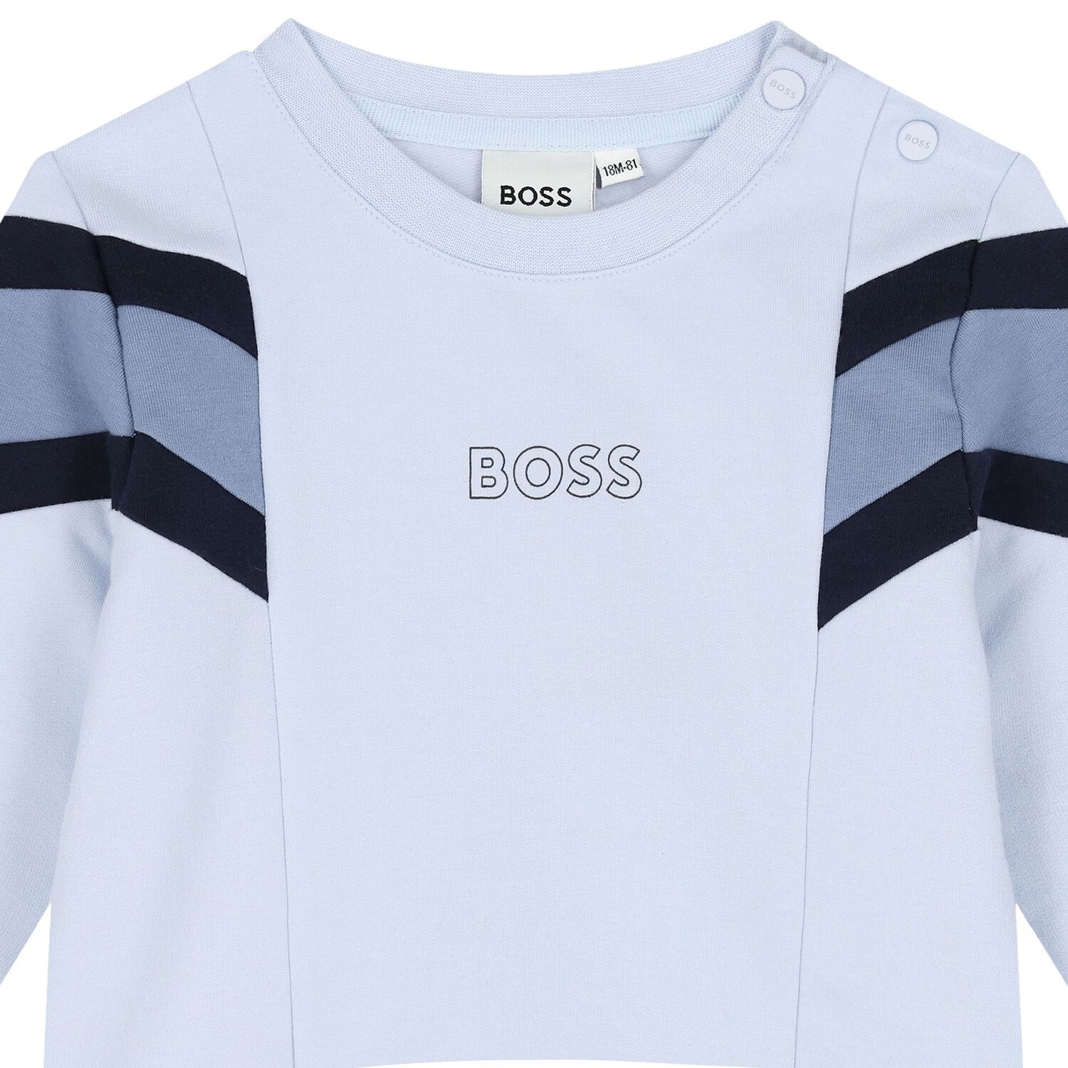 Baby Boys Blue Logo Tracksuit Set, 1, hi-res