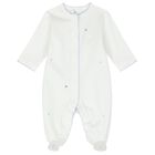 Baby Boys White & Blue Logo Gift Set, 1, hi-res