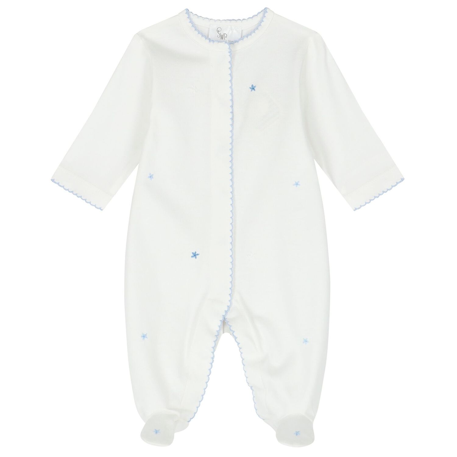 Baby Boys White & Blue Logo Gift Set, 1, hi-res image number null