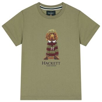 Boys Green Harry Logo T-Shirt 