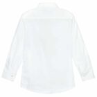 Boys White Logo Shirt, 1, hi-res