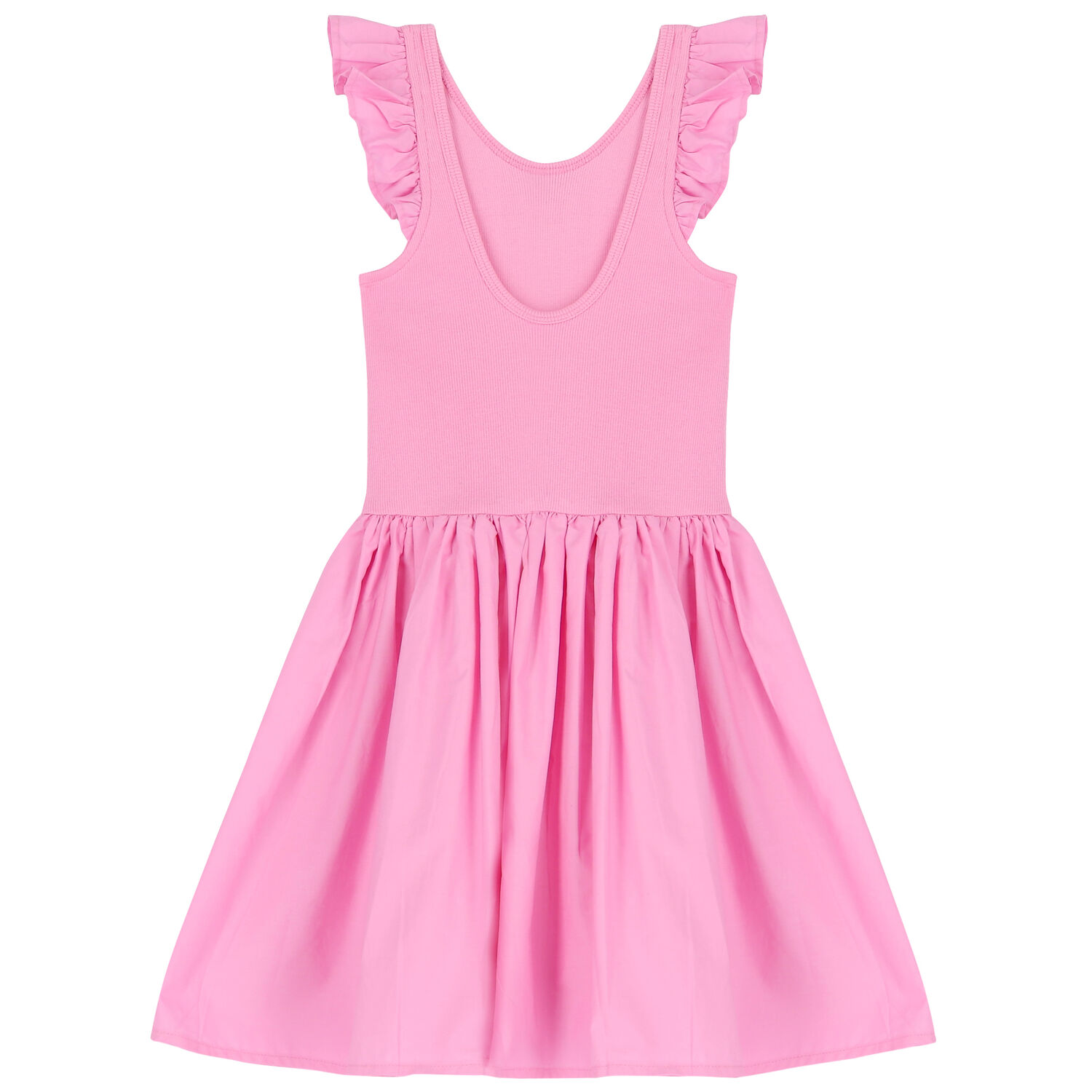 Girls Pink Ruffled Dress, 1, hi-res image number null