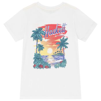 Boys White Logo T-Shirt