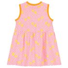 Girls Pink & Orange Star Dress, 1, hi-res