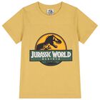 Boys Yellow Jurassic T-Shirt, 1, hi-res