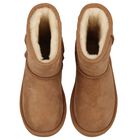 Beige Classic II Suede Boots, 2, hi-res