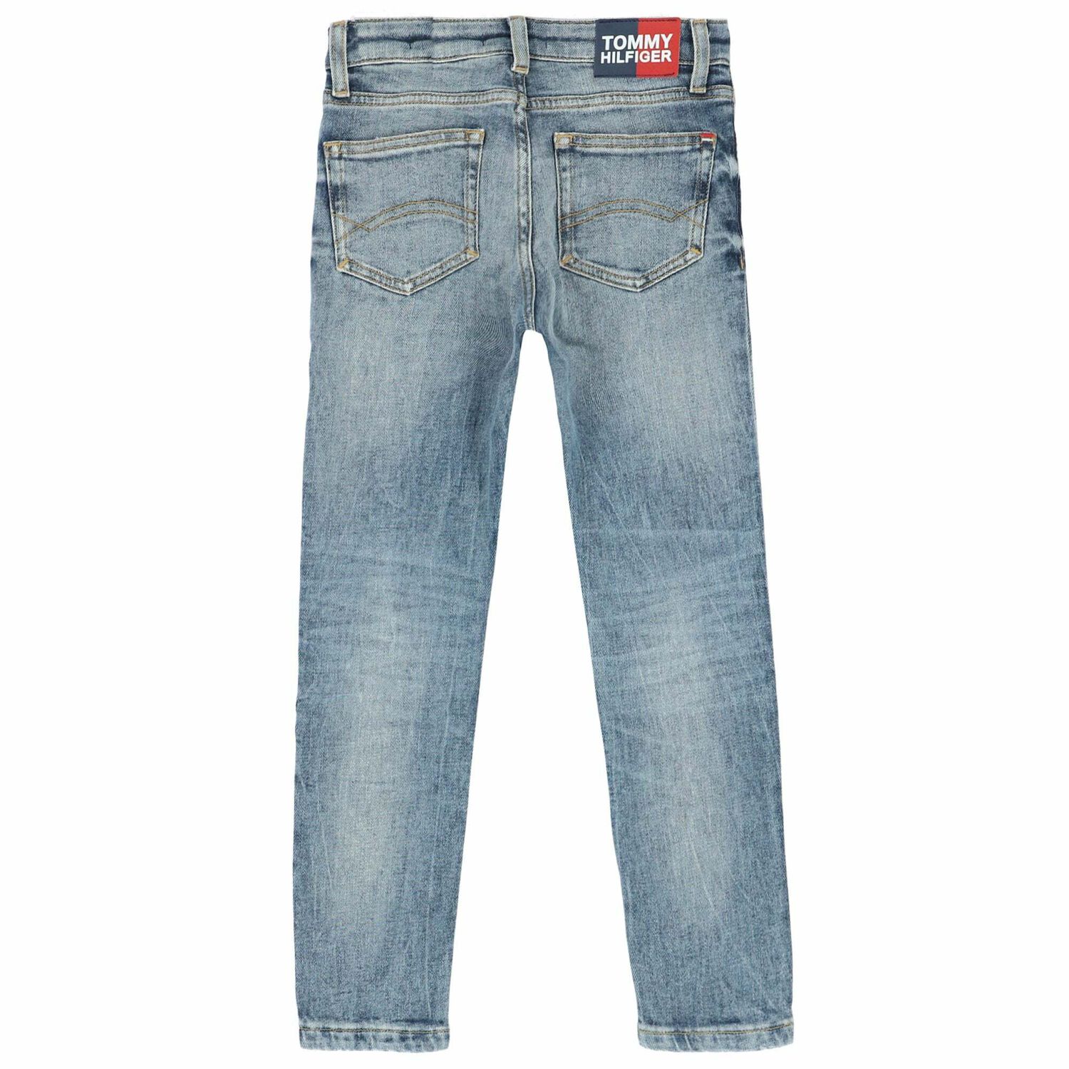 Boys Blue Slim Fit Jeans, 1, hi-res