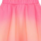 Girls Glittery Neon Pink Skirt, 1, hi-res