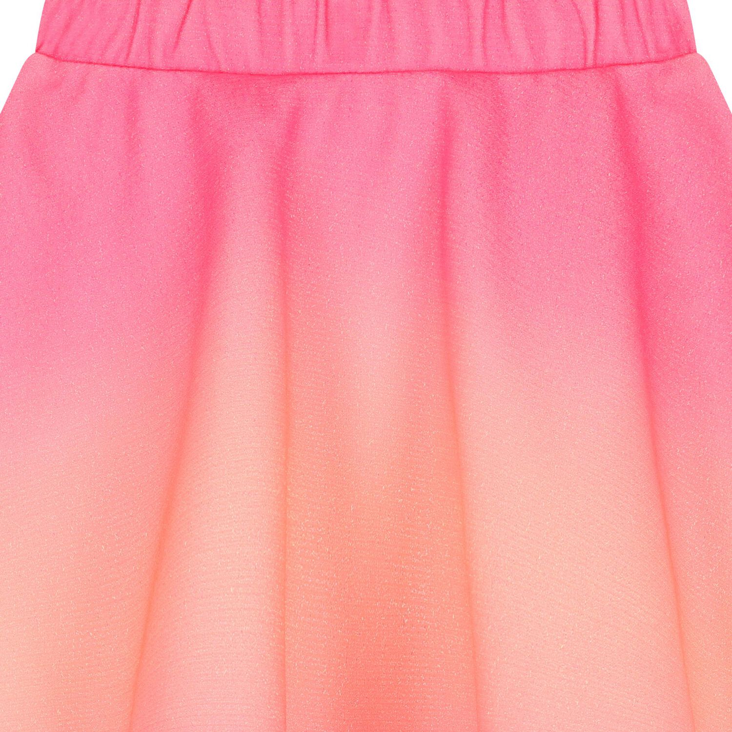 Girls Glittery Neon Pink Skirt, 1, hi-res