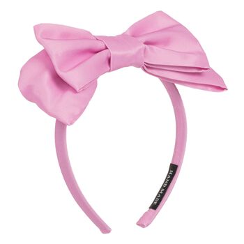Girls Pink Bow Headband