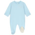 Baby Boys Blue Logo Babygrow Gift Set, 3, hi-res