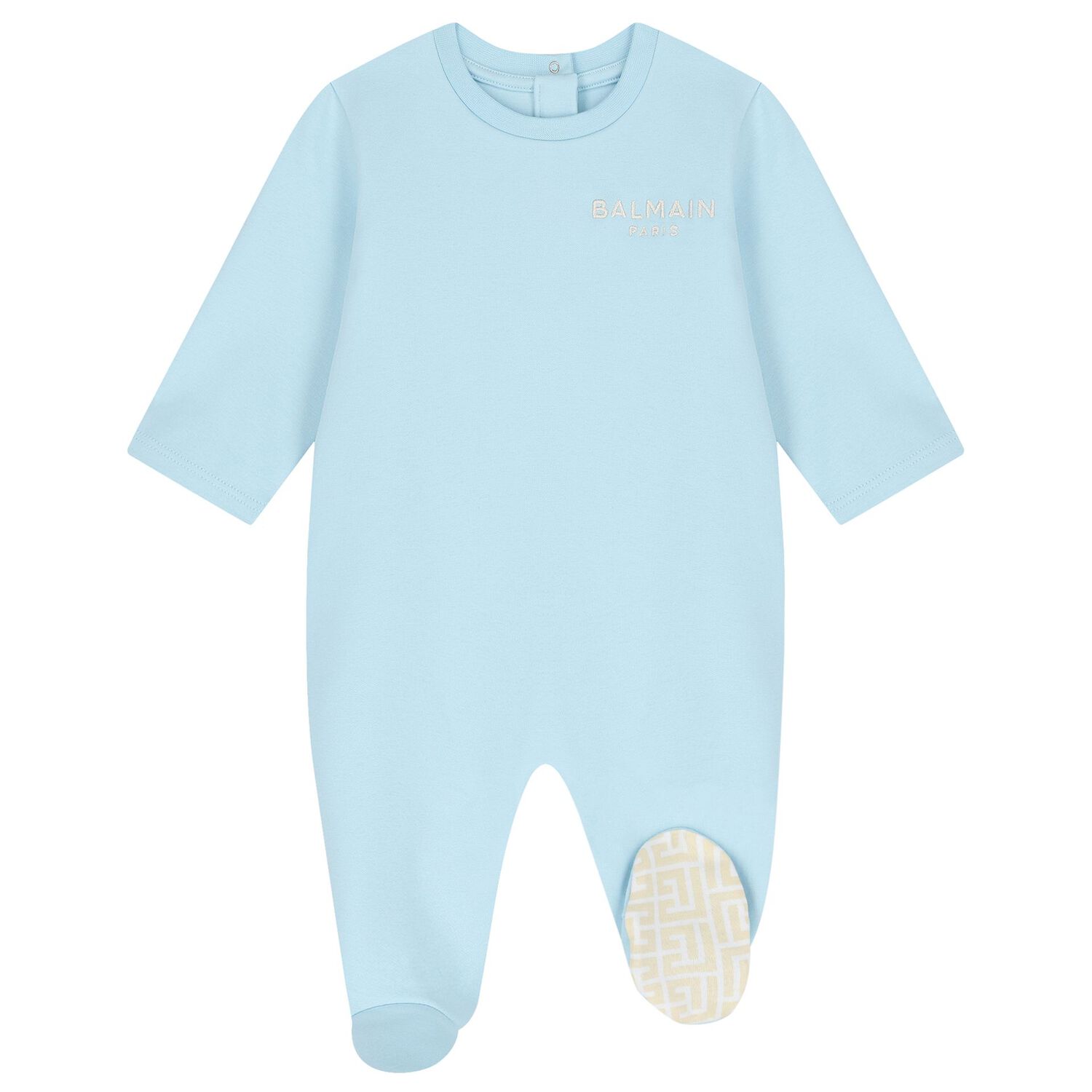 Baby Boys Blue Logo Babygrow Gift Set, 3, hi-res