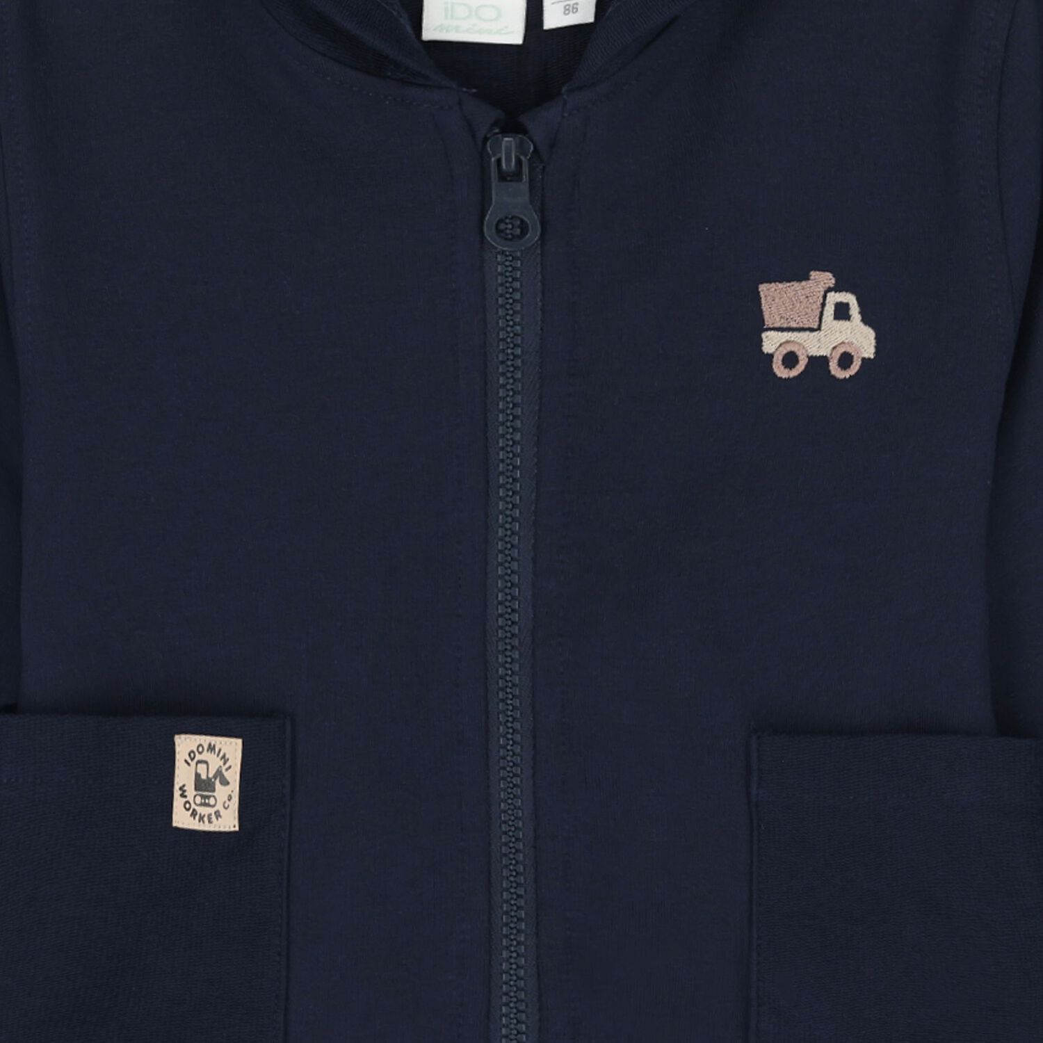 Baby Boys Navy Blue Tracksuit, 1, hi-res