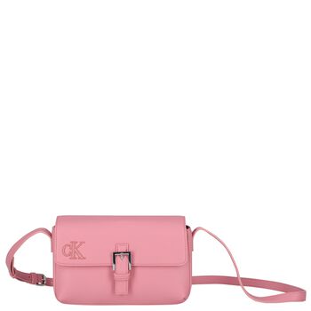 Girls Pink Leather Handbag