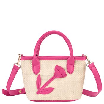 Girls Pink Flower Handbag (16cm)