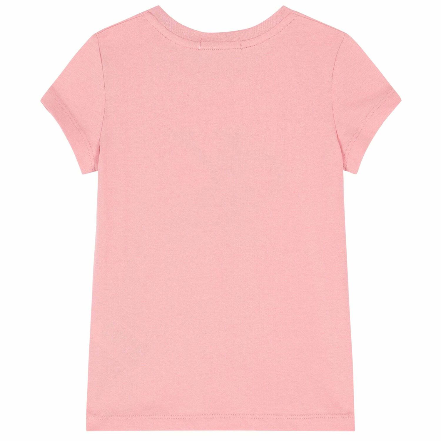 Girls Pink Logo T-Shirt, 1, hi-res image number null