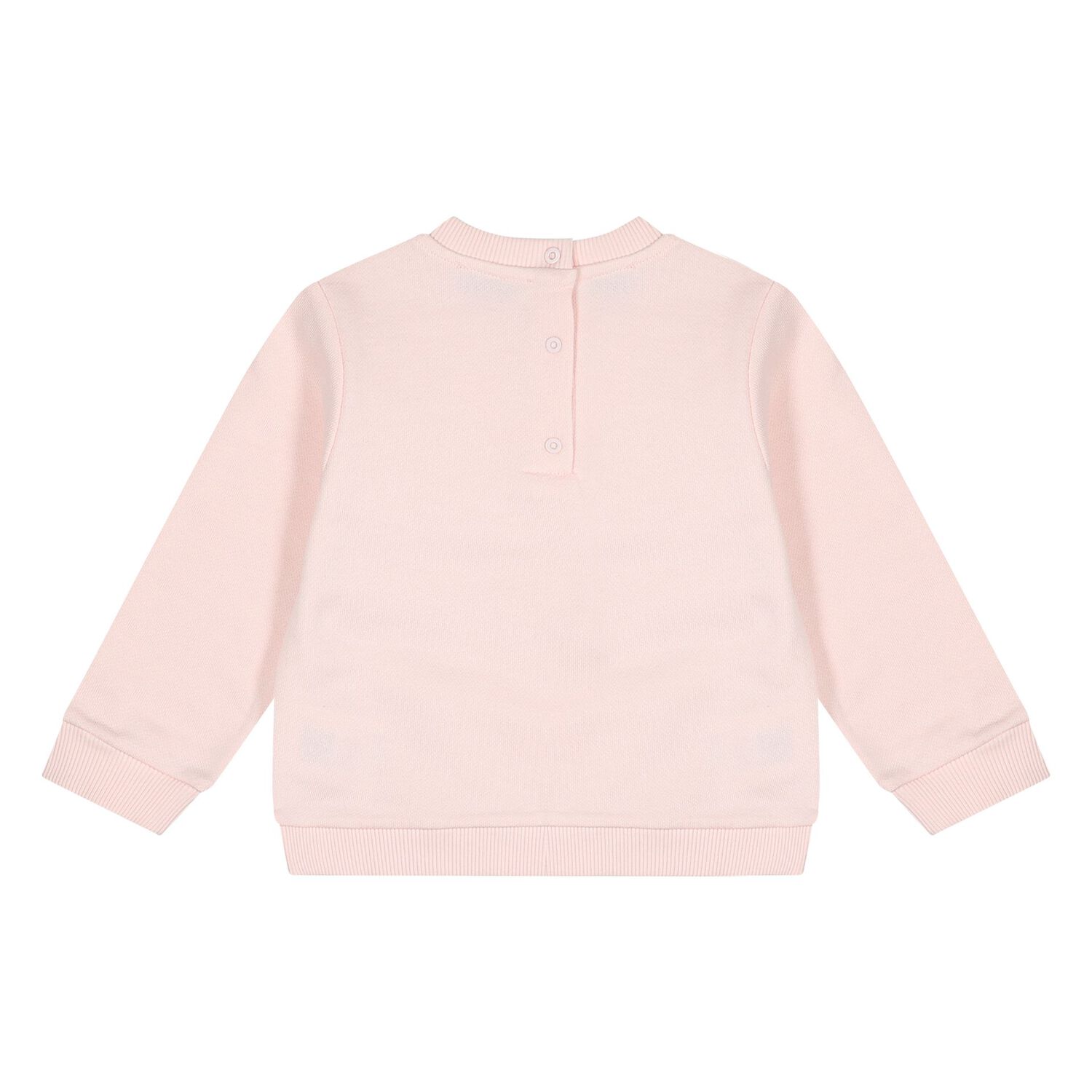Younger Girls Pink Logo Zig Zag Sweatshirt          , 1, hi-res