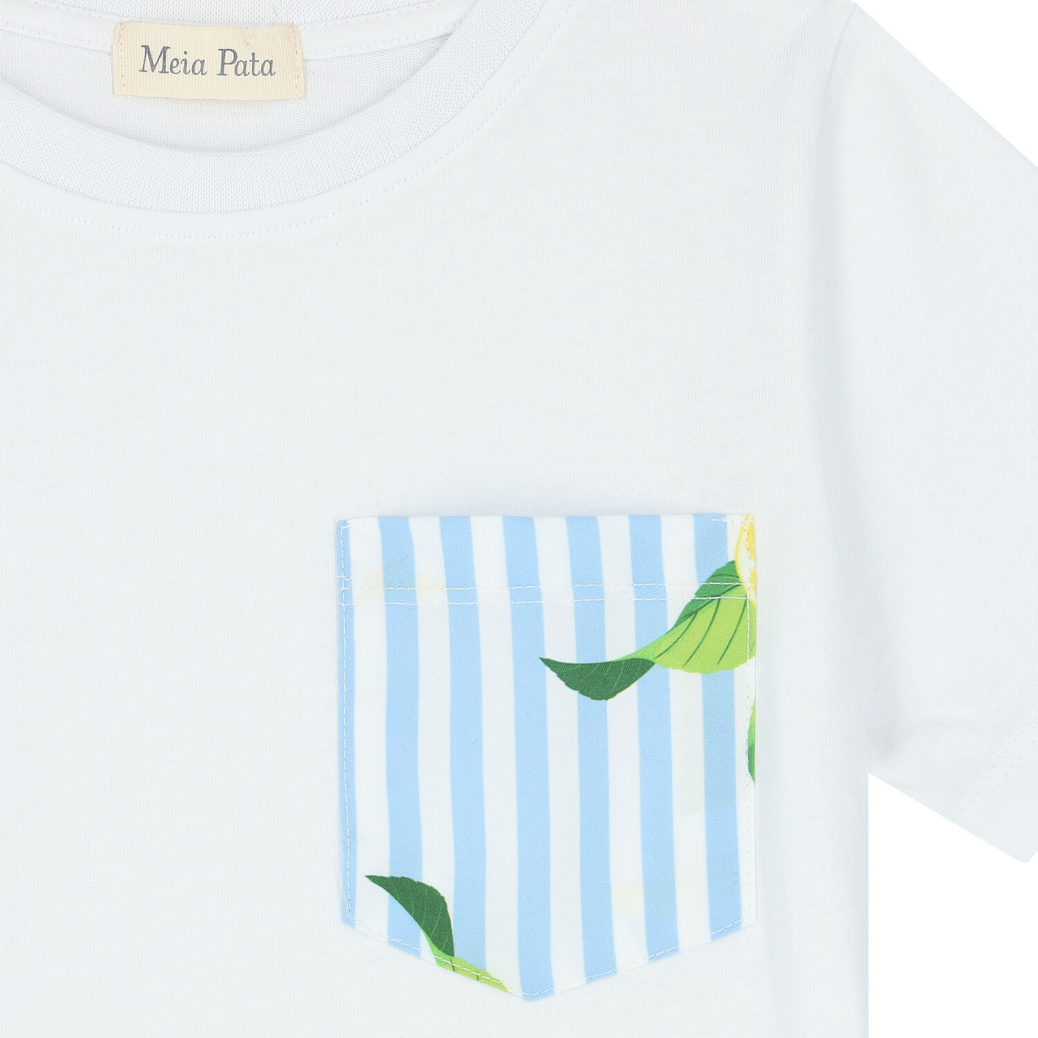 Boys White Lemon T-Shirt, 1, hi-res image number null