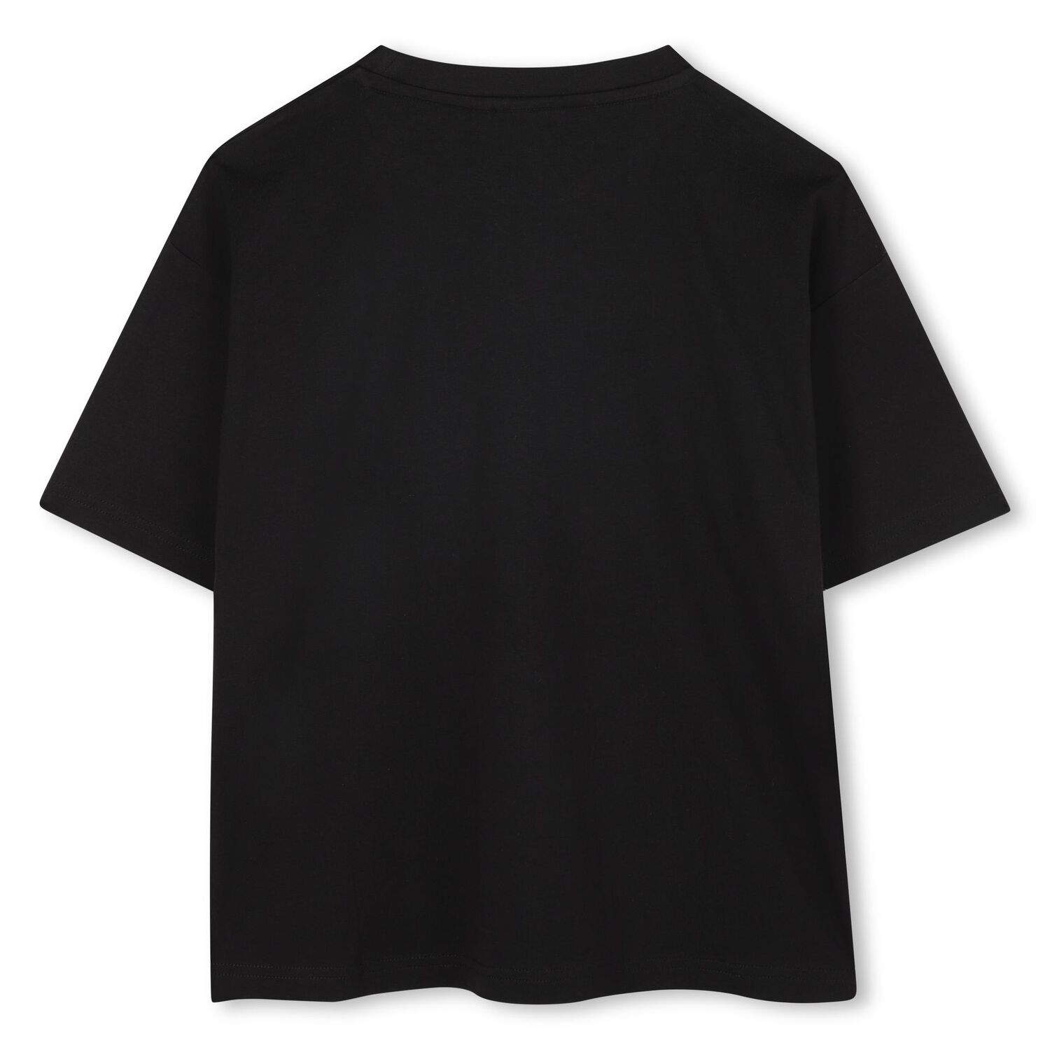 Boys Black Logo T-Shirt, 1, hi-res