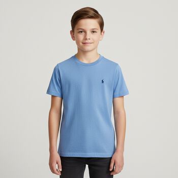 Boys Blue Logo T-Shirt