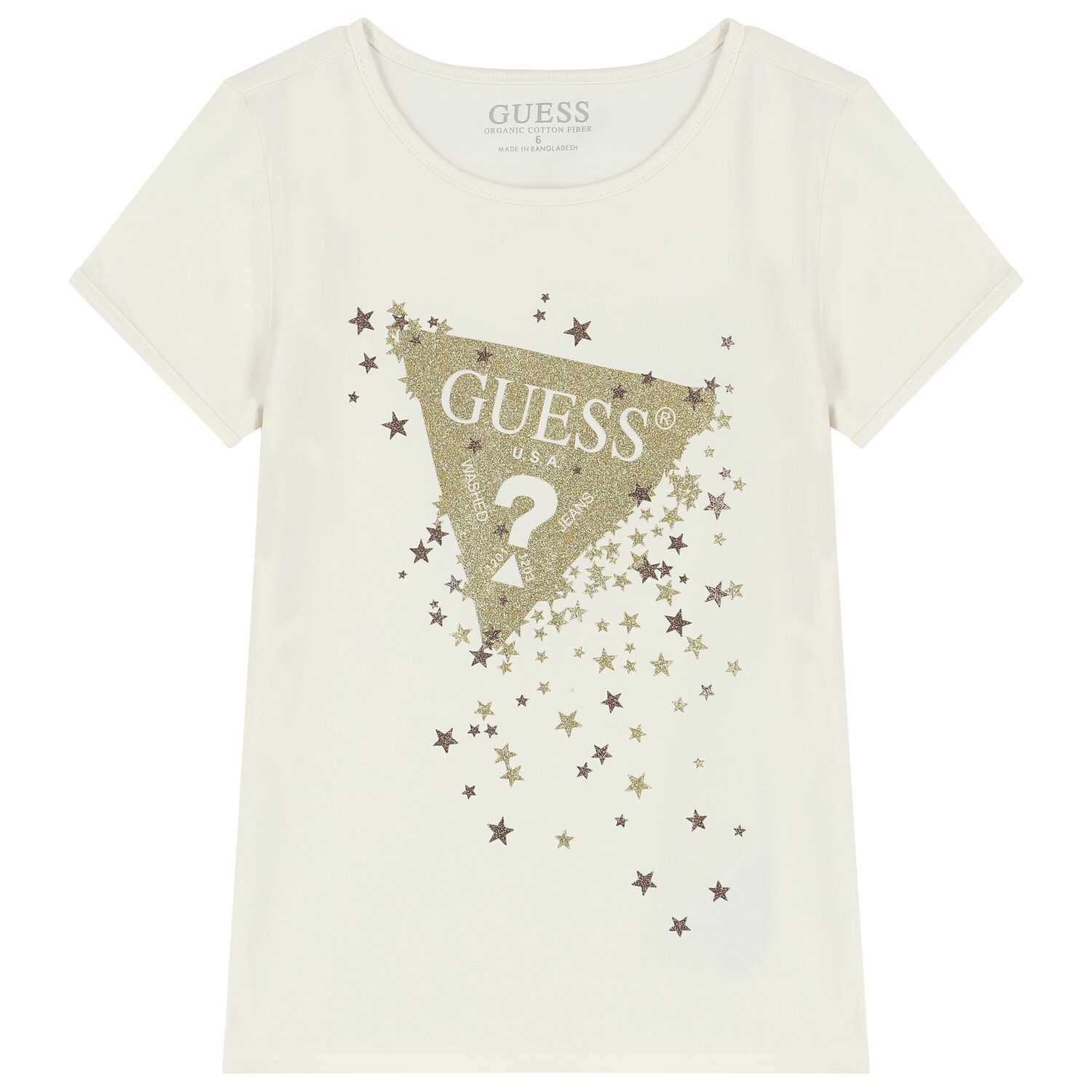 Girls Ivory Logo T-Shirt, 1, hi-res