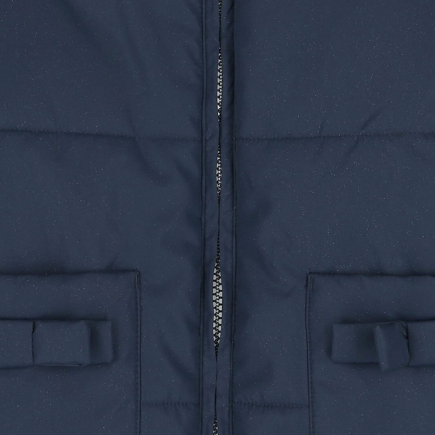 Girls Navy Blue Reversible Faux Fur Jacket, 1, hi-res