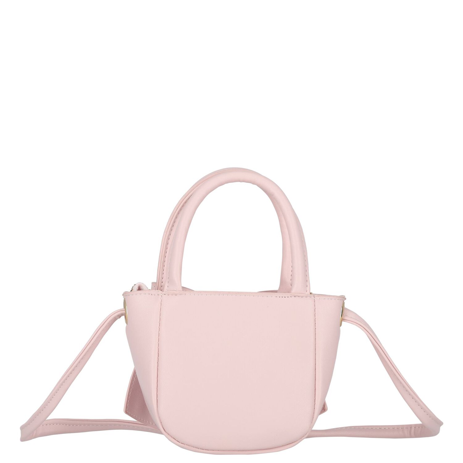Girls Pink Bow Hand Bag, 1, hi-res