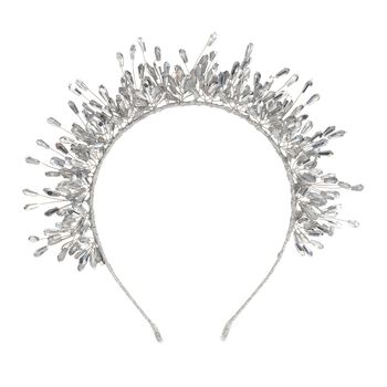 Girls Silver Embellished Headband