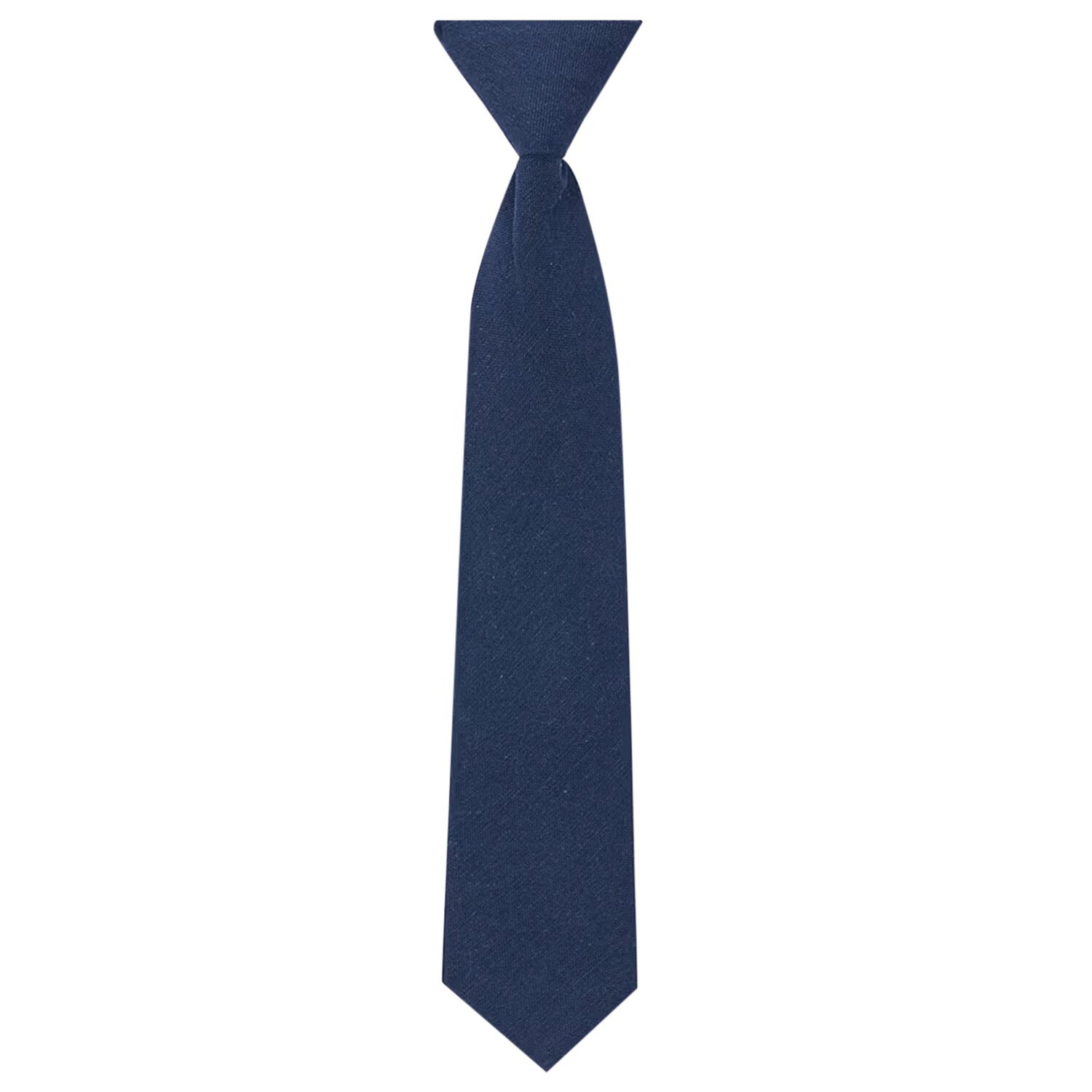 Boys Navy Blue Necktie, 1, hi-res