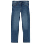 Boys Blue Denim Jeans, 1, hi-res