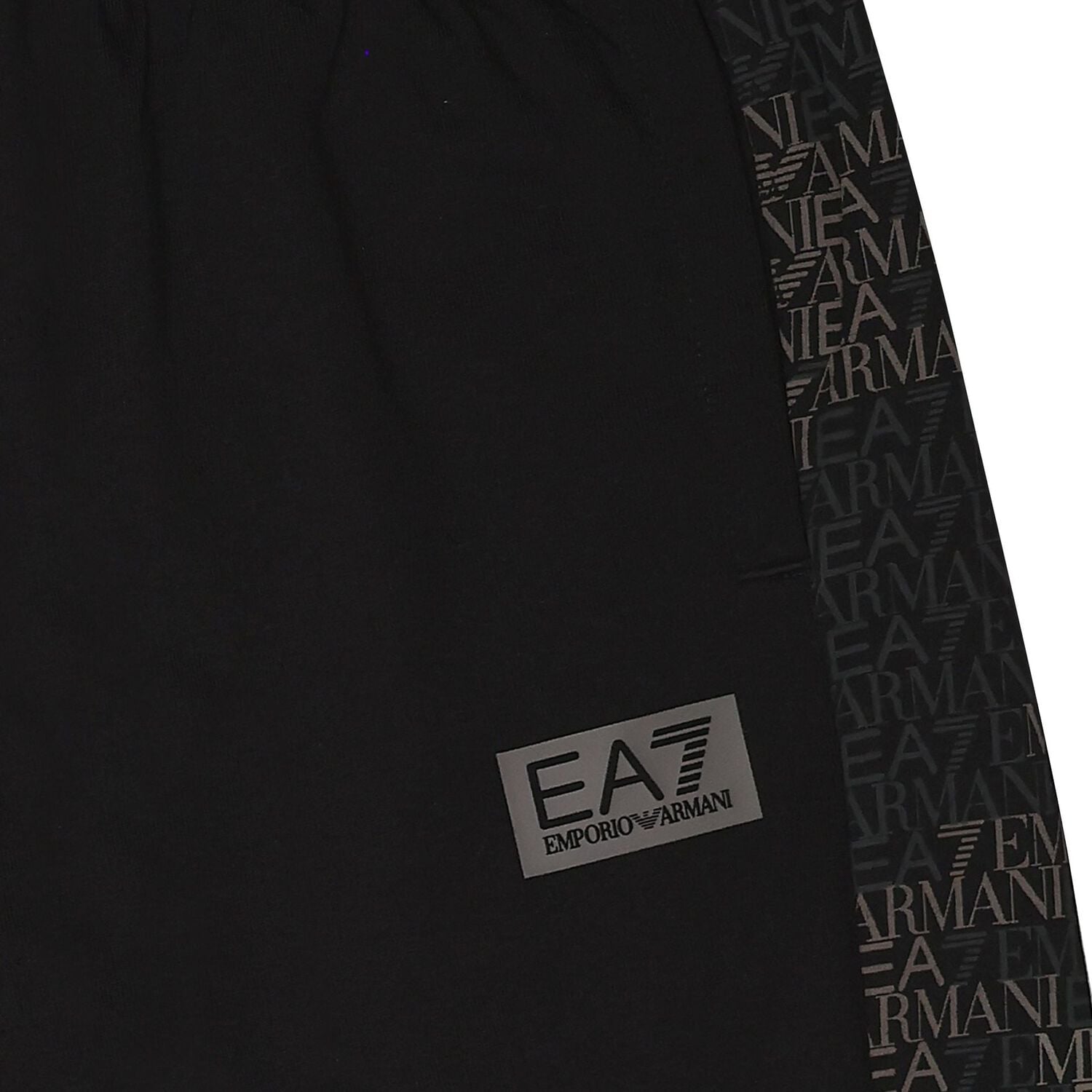 Boys Black Logo Joggers, 2, hi-res