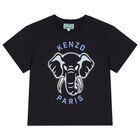 Black Elephant Logo T-Shirt , 2, hi-res