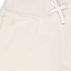 Girls Ivory Logo Trousers, 1, hi-res