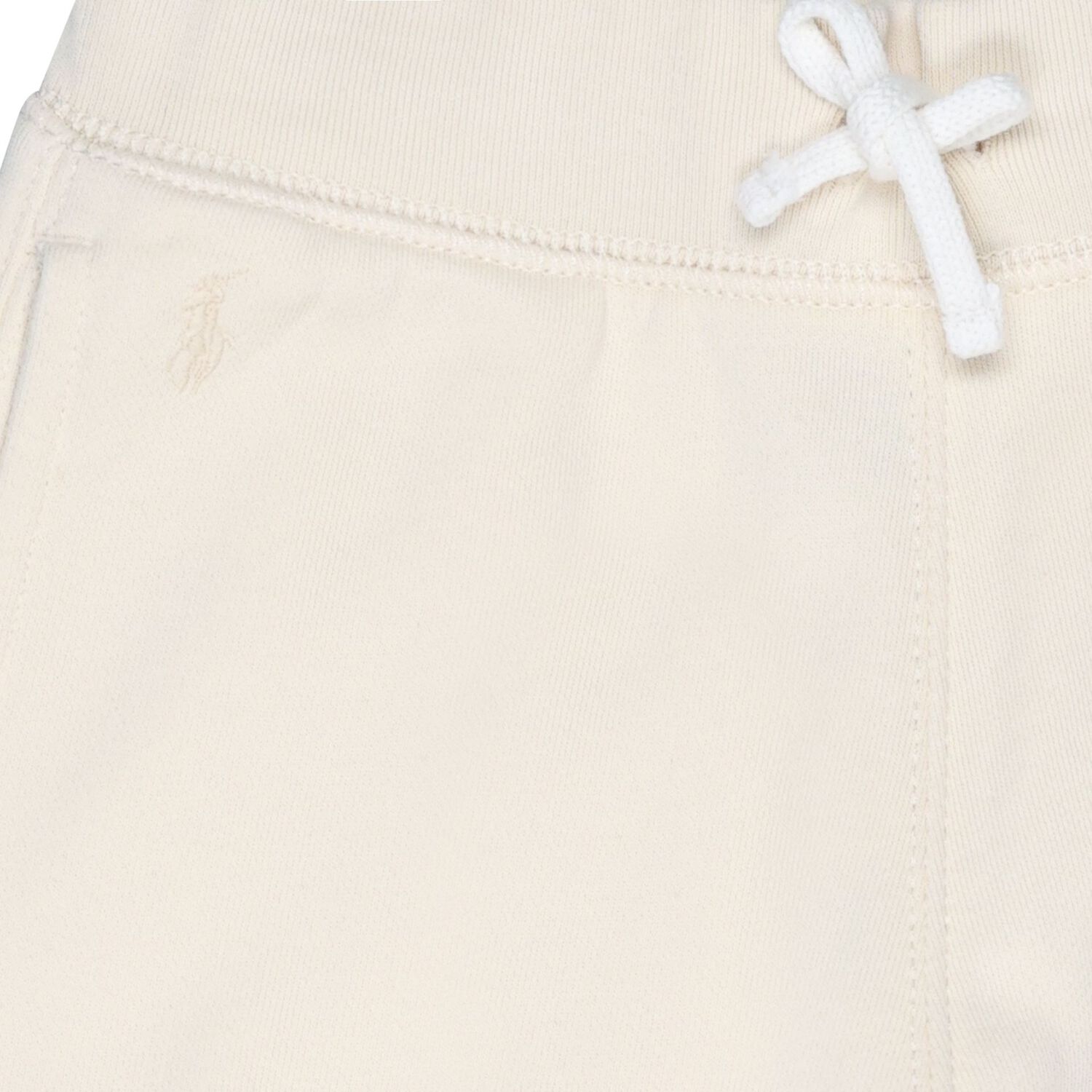 Girls Ivory Logo Trousers, 1, hi-res